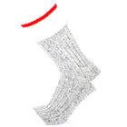 Duray 167C Wool Socks Grey Red-3 in a Pack-Xlarge