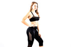 ActiveWear Black/Bottoms With Mesh - Style 8601031