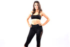 ActiveWear Black/Bottoms With Mesh - Style 8601031