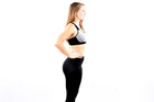 ActiveWear Black Bottoms No Mesh/Grey Top With Pad - Style 8601032