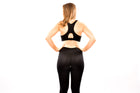 ActiveWear Black Bottoms No Mesh/Grey Top With Pad - Style 8601032
