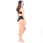 Black Rib Bikini/Full Bottom - Style 8601003