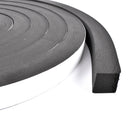 Sponge Neoprene Stripping W/Adhesive 1in Wide X 1in Thick X 15ft Long