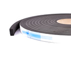 Sponge Neoprene Stripping W/Adhesive 3/4in Wide X 3/8in Thick X 25ft Long