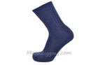 Duray Unisex Universal Comfort Navy Blue Lambswool Socks- Medium