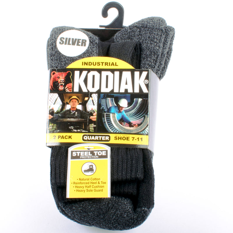 Kodiak Mens Socks, Black, Grey