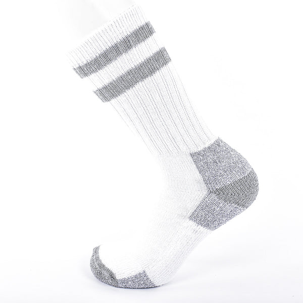 Kodiak Mens White Soft Crew Work Socks 2 Pairs