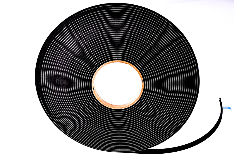 Sponge Neoprene Stripping W/Adhesive 3/8in Wide X 1/8in Thick X 50ft Long
