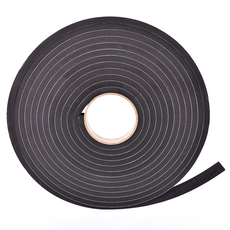 Sponge Neoprene Stripping W/Adhesive 3/4in Wide X 3/8in Thick X 25ft Long