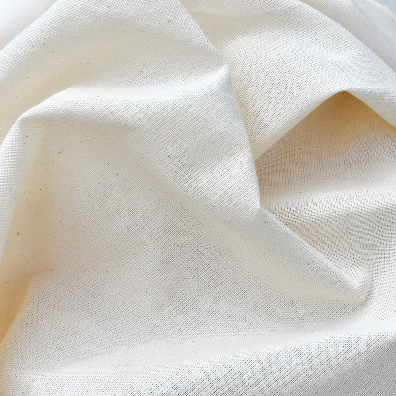 Mybecca 100% Cotton Muslin Fabric/Textile Unbleached, Draping Fabric Wide:  63 inch Natural 5-Yard (5 Feet x 15 Feet)(63 x 180) Medium Weight 