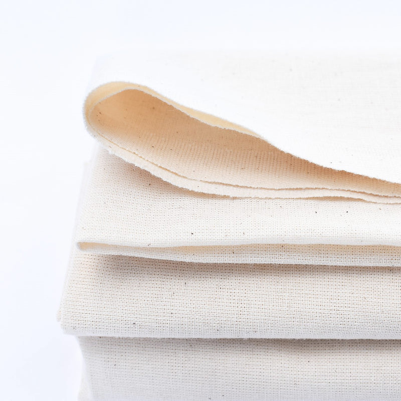 Light Weight 100% Cotton Natural Muslin Fabric - Sold By The Yard